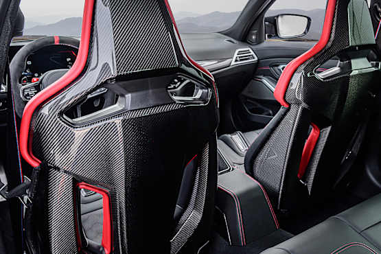 BMW M3 CS Touring Interior carbon fibre trim