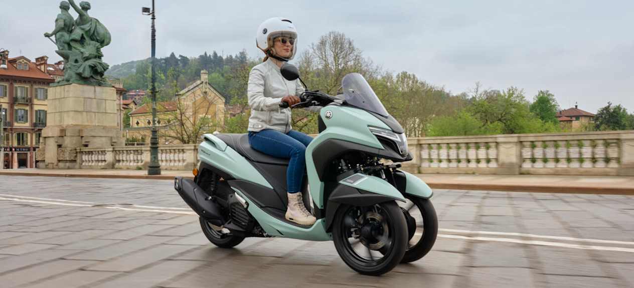 Yamaha Tricity 125 : 3/4 avant