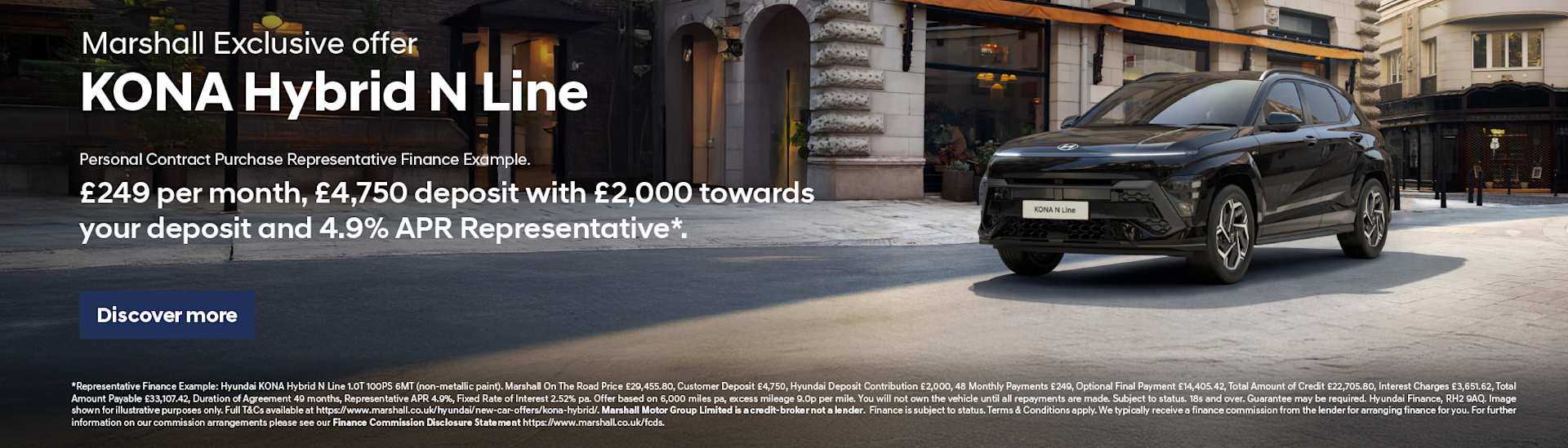Hyundai KONA Hybrid Personal Contract Purchase Offer