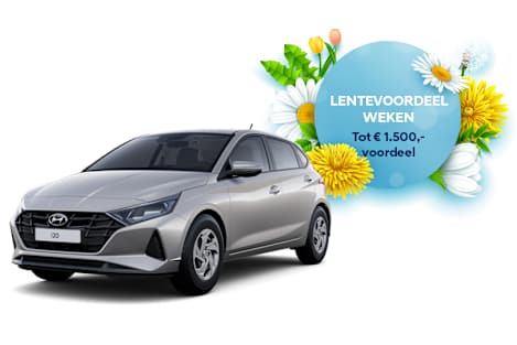 Lentevoordeel weken - Hyundai i20 - Hyundai Wittenberg