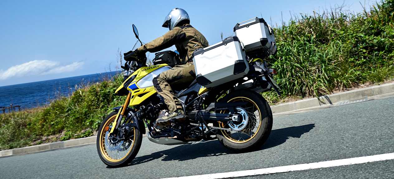 Suzuki V-Strom 1050 DE avec bagages