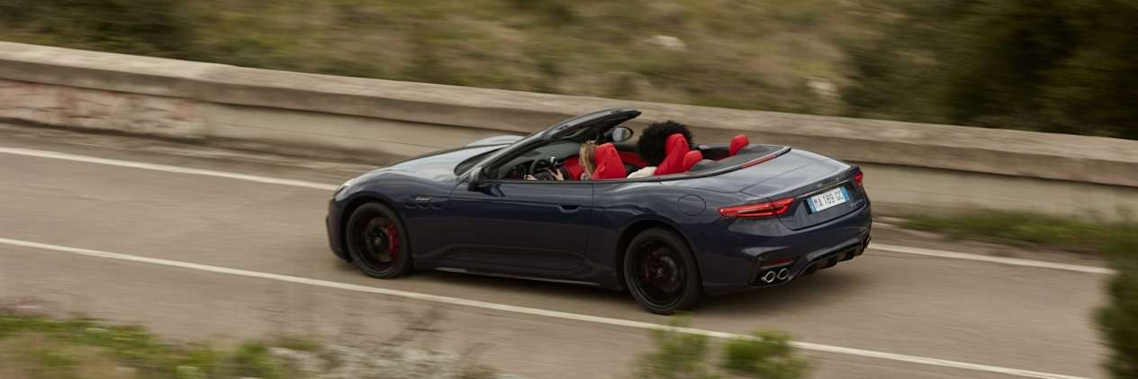 Maserati GranCabrio vue de haut