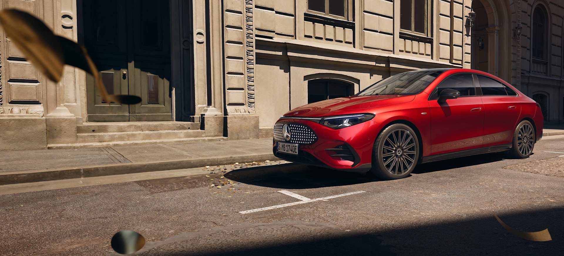 The new all-electric CLA.