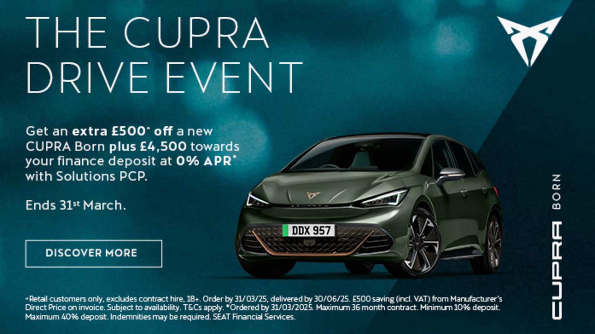 CUPRA Born PCP Offer