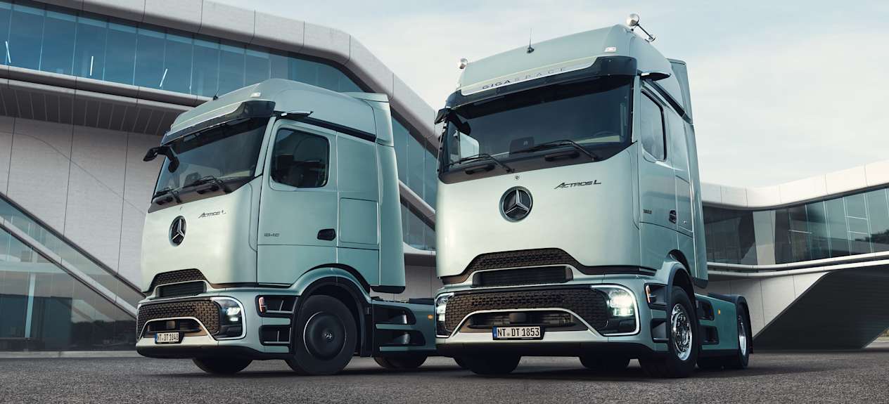 Mercedes Actros 2025 Côte à côte