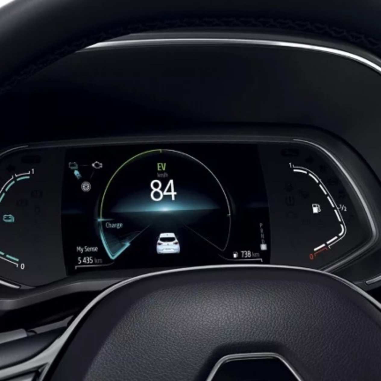 Renault clio etech digital display