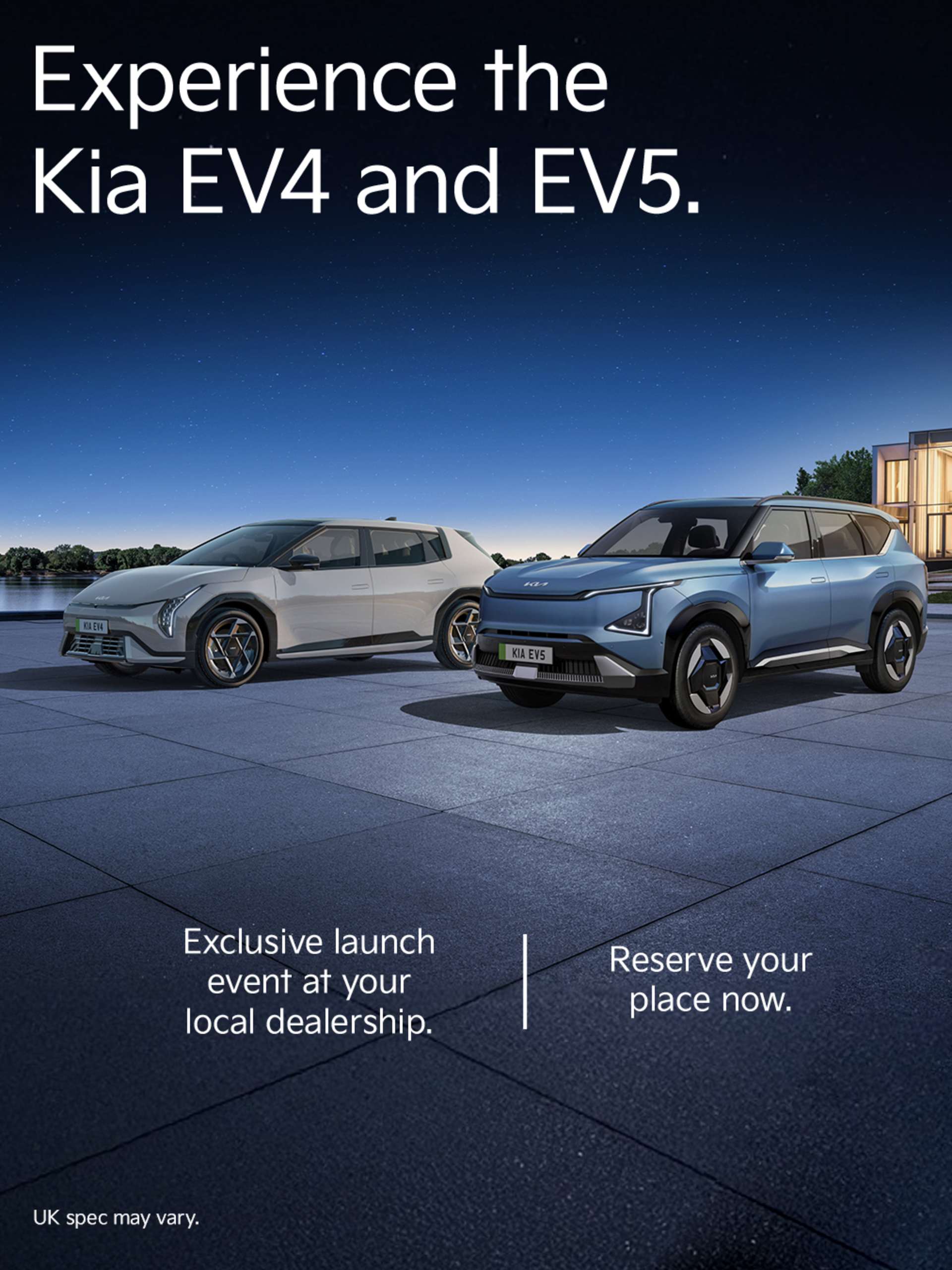 Kia EV Experience EV4 EV5 