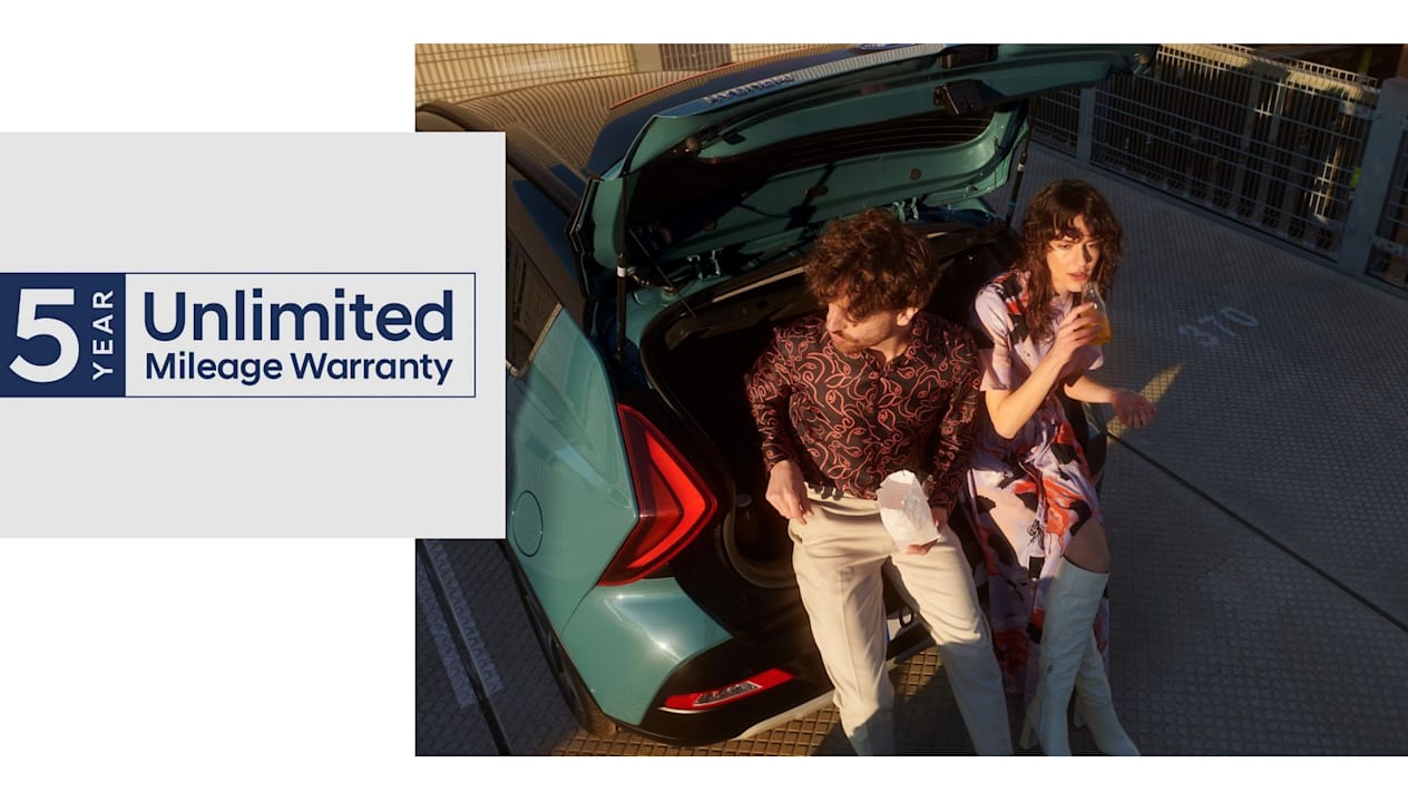 Hyundai Bayon  unlimited mileage warranty