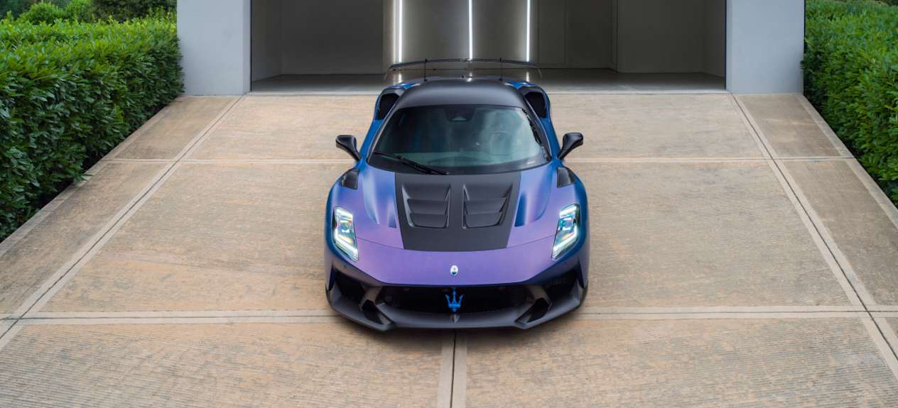 Maserati GT2 Stradale : vue plongée