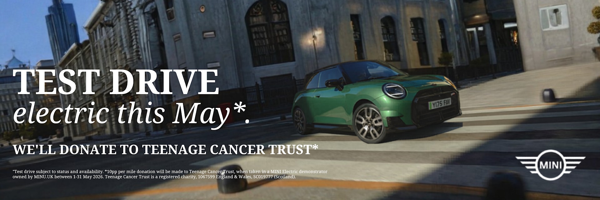 Mini test drive this may.