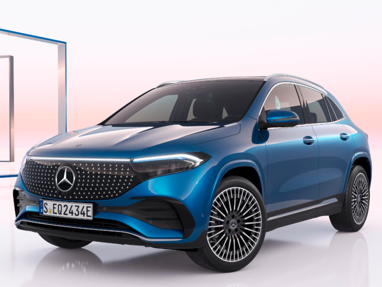 Mercedes EQA 2024 : trois quarts avant gauche statique