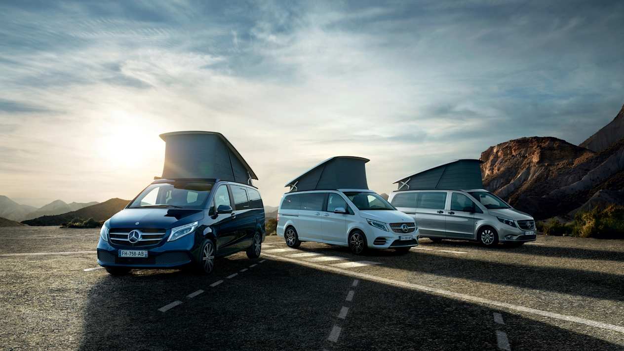 Gamme vans aménagés Mercedes Marco Polo