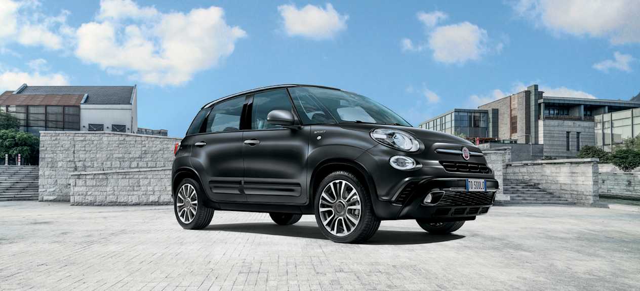 Fiat 500L : Finition sport trois quart avant