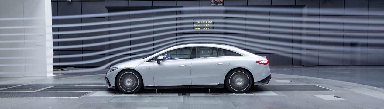 Nouvelle EQS de Mercedes-EQ : Aerodynamisme