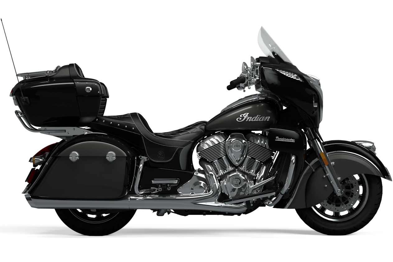 Indian Roadmaster 2024 Black Metallic / Titanium Metallic : profil