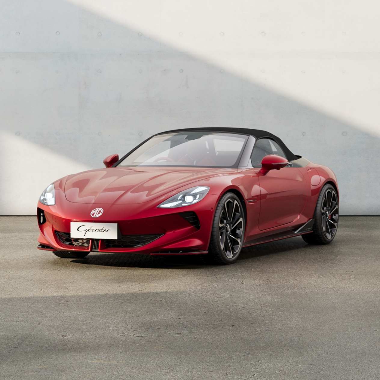 dynamic red MG CYBERSTER GT DUAL MOTOR