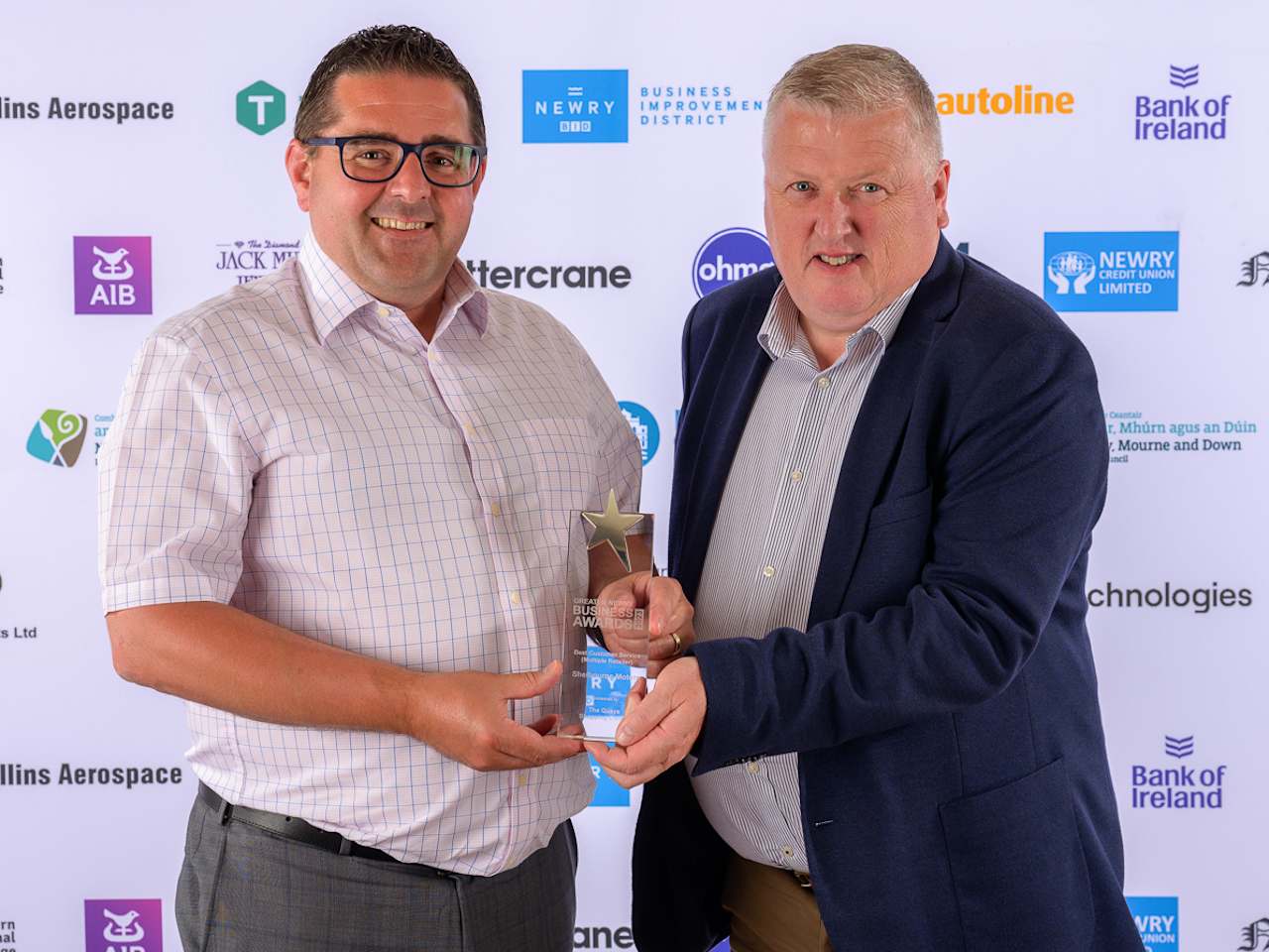 Shelbourne Motors Awarded ‘Best Customer Service' at Greater Newry Business Awards