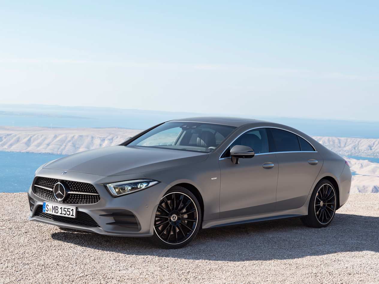 Trois-quart avant de la Mercedes CLS