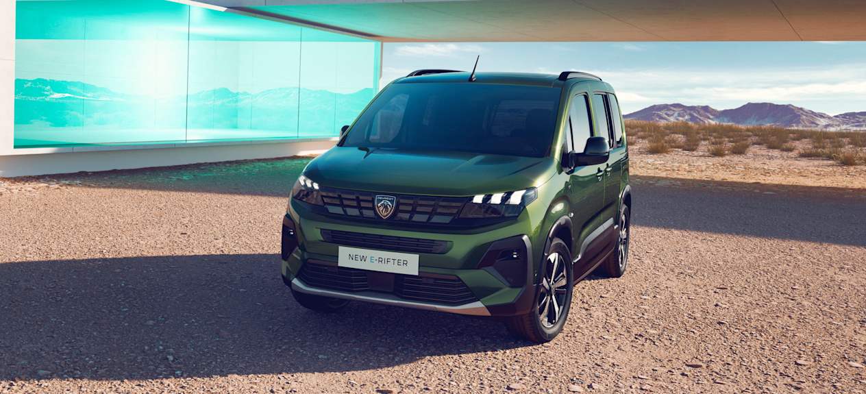 Peugeot Rifter 2024 : trois quarts avant gauche statique