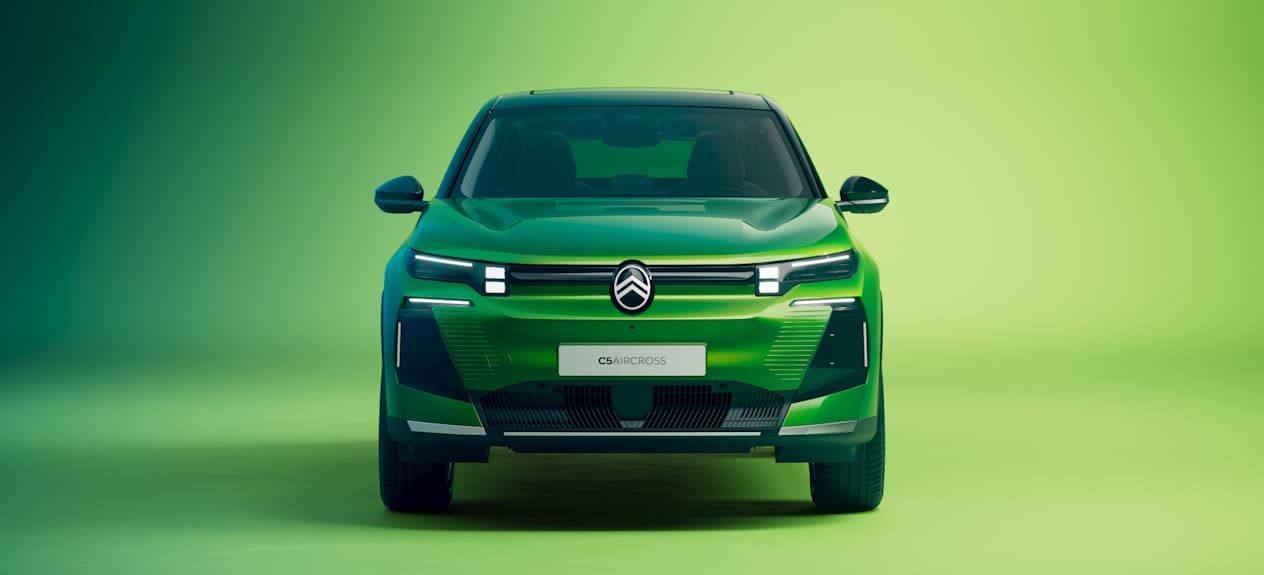 Citroën C5 Aircross 2025 : face avant statique