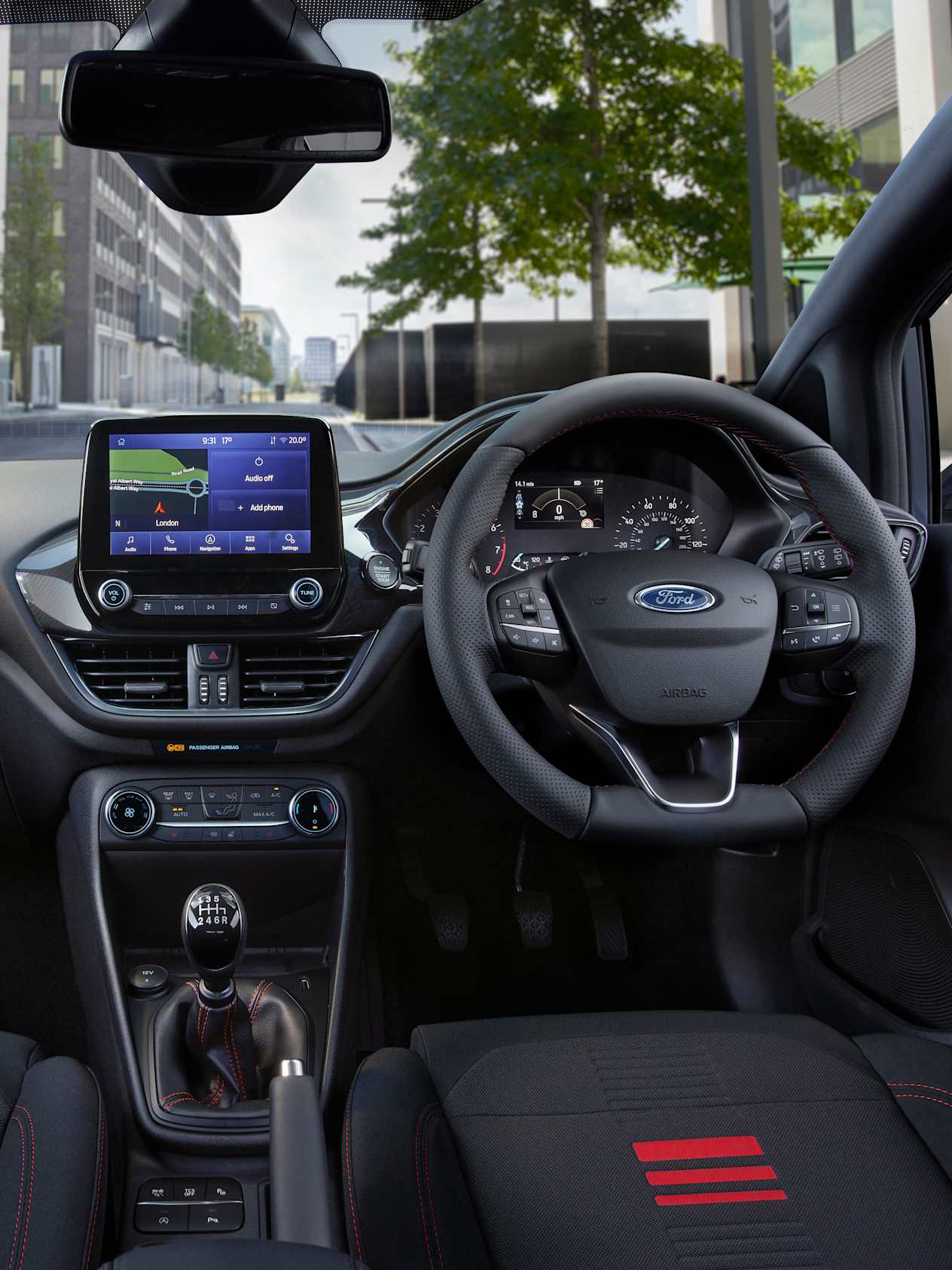 New Ford Fiesta Sport Van 2022 interior