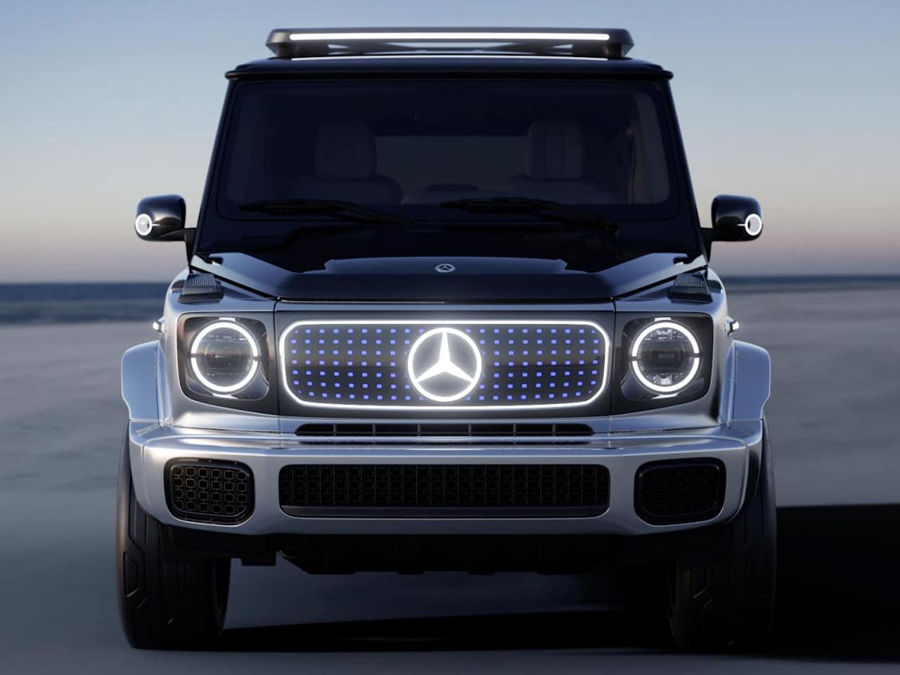 First Glimpse of the New All-Electric Mercedes EQG Concept Car