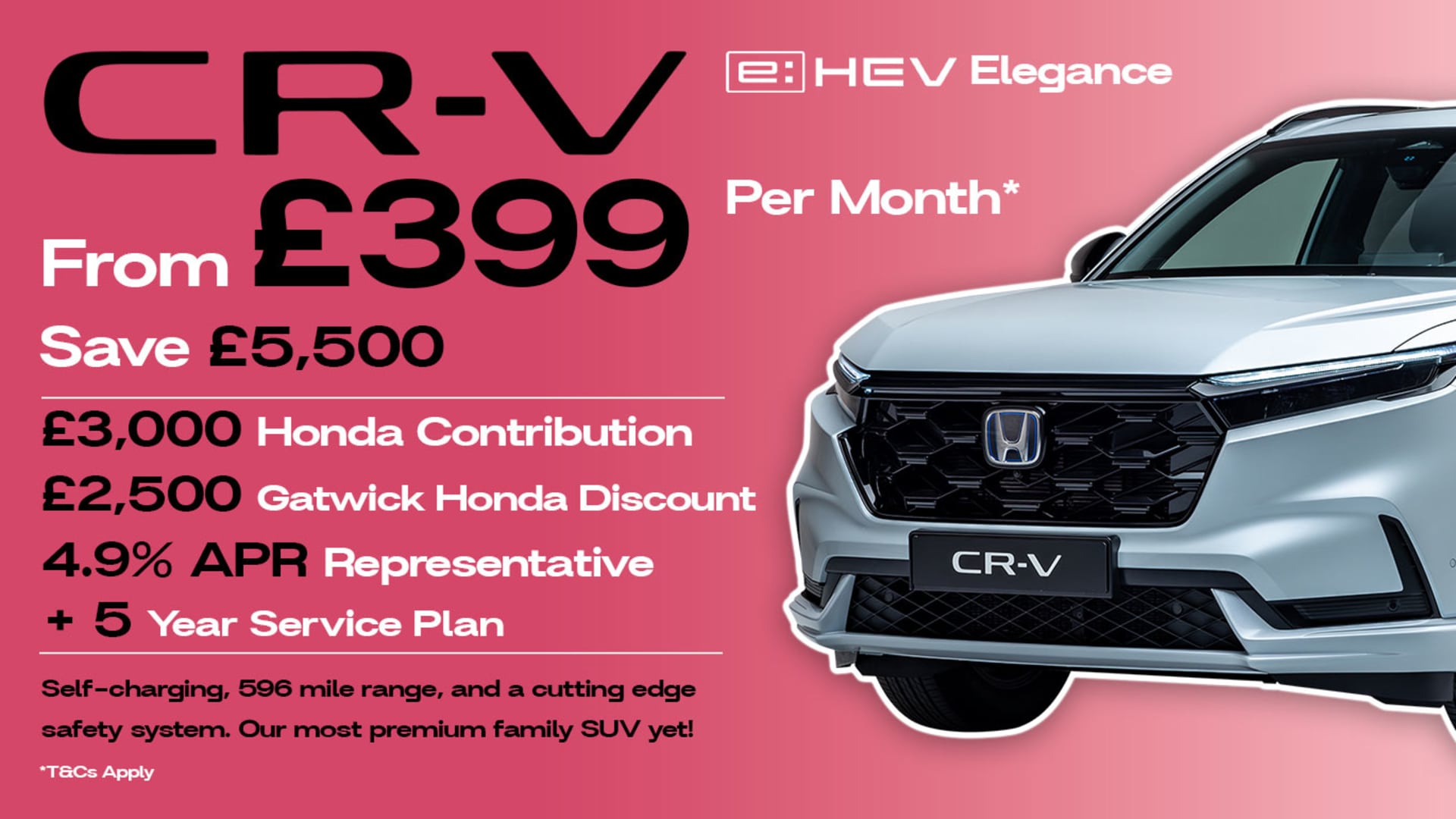Honda CRV Advanced Finance Offer