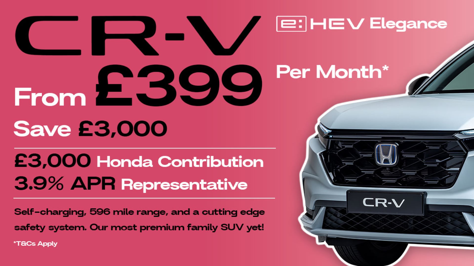 Honda CRV Advanced Finance Offer