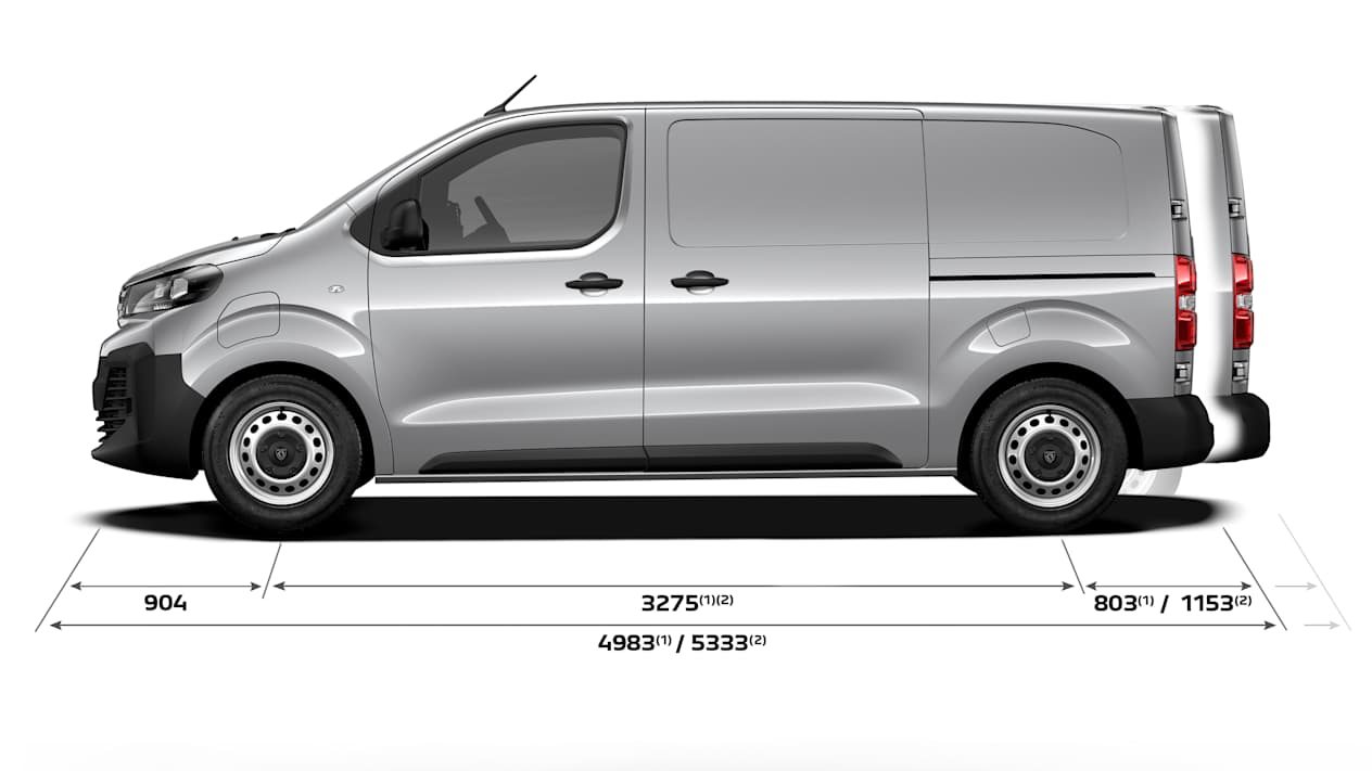 Toyota Proace 2024 : dimensions