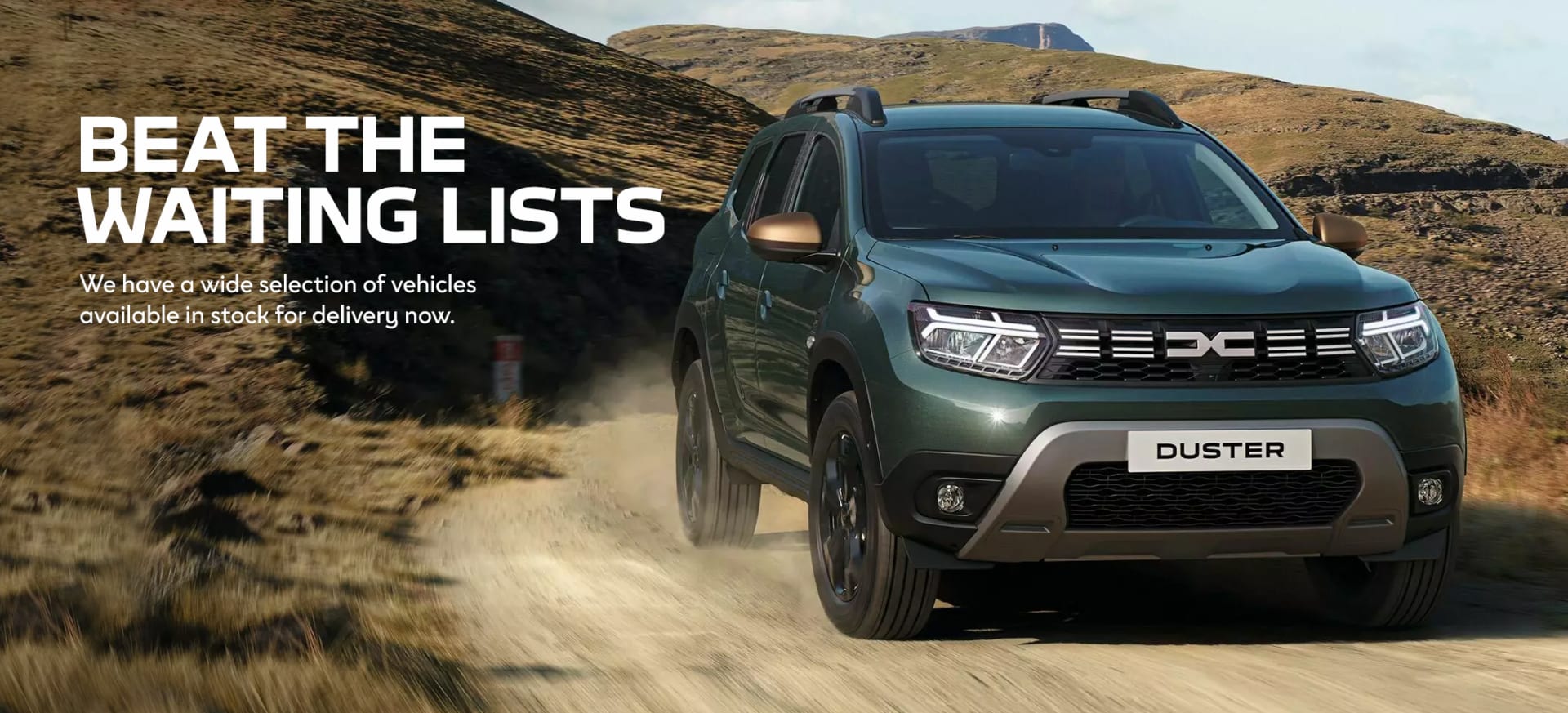 Beat the Waiting Lists with our Brand New Dacia Stock Offers at Park's Motor Group