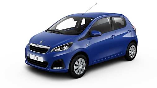 Peugeot 108 blauw