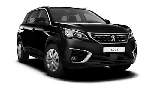 Peugeot 5008 SUV zwart 