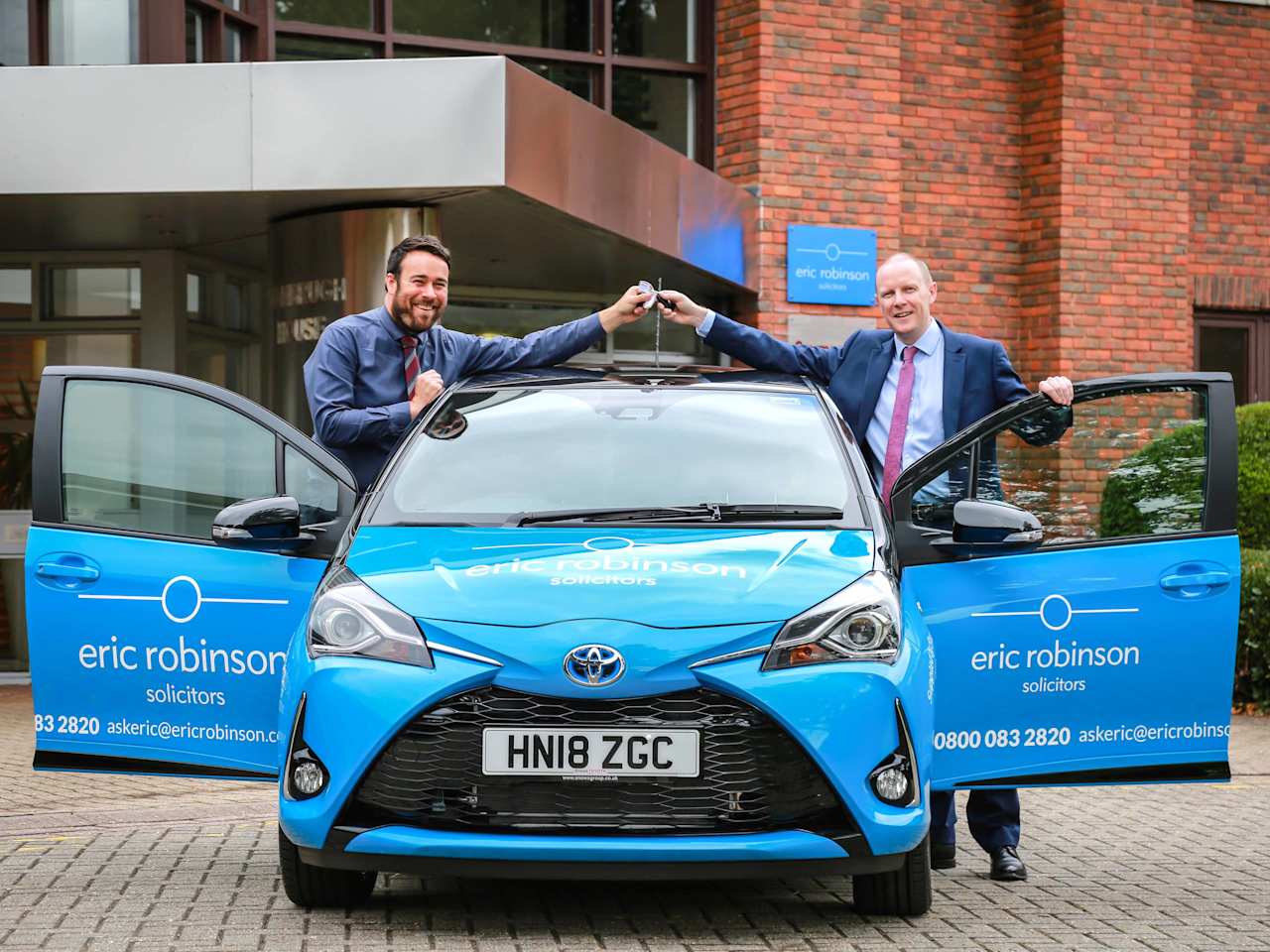 Snows Toyota Hedge End help local law firm, Eric Robinson Solicitors, drive forward 