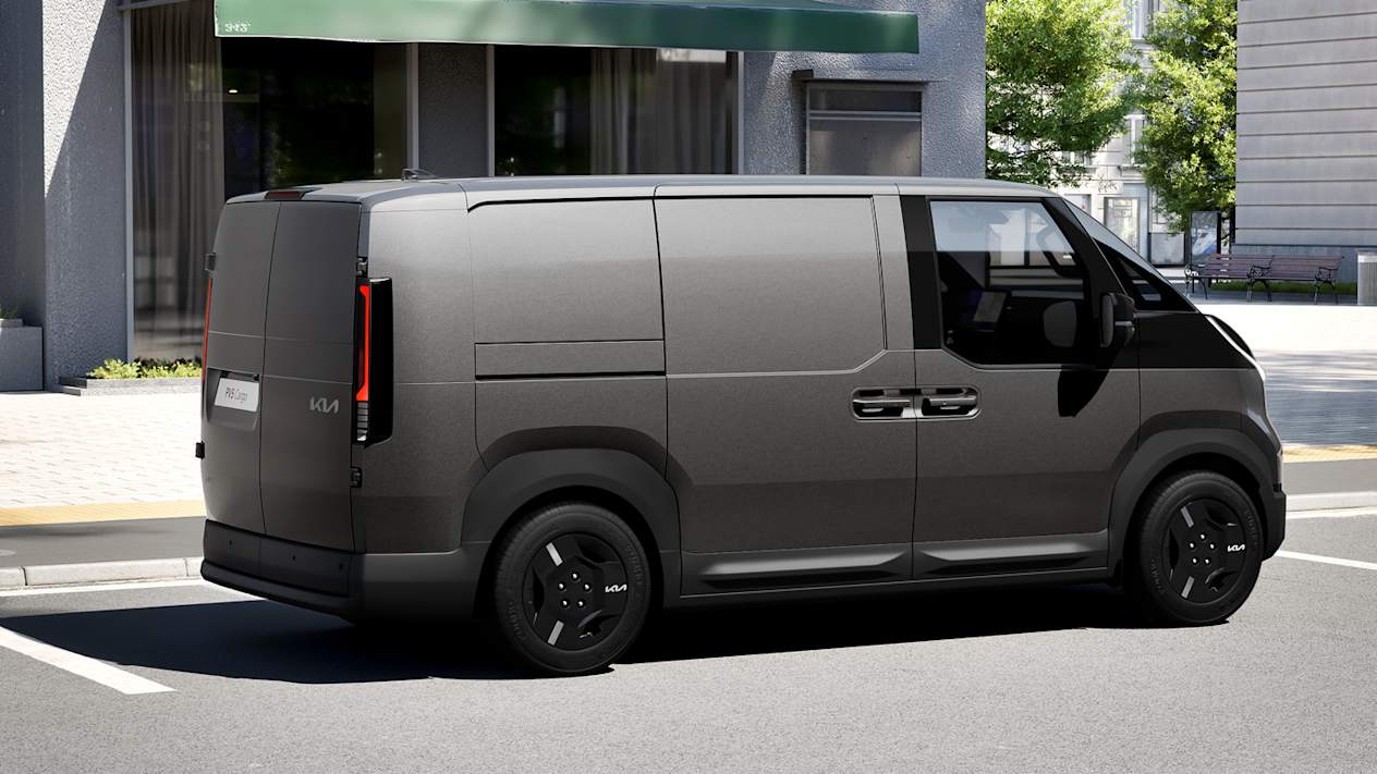 Kia PV5 Fourgon 2025 : profil droit statique