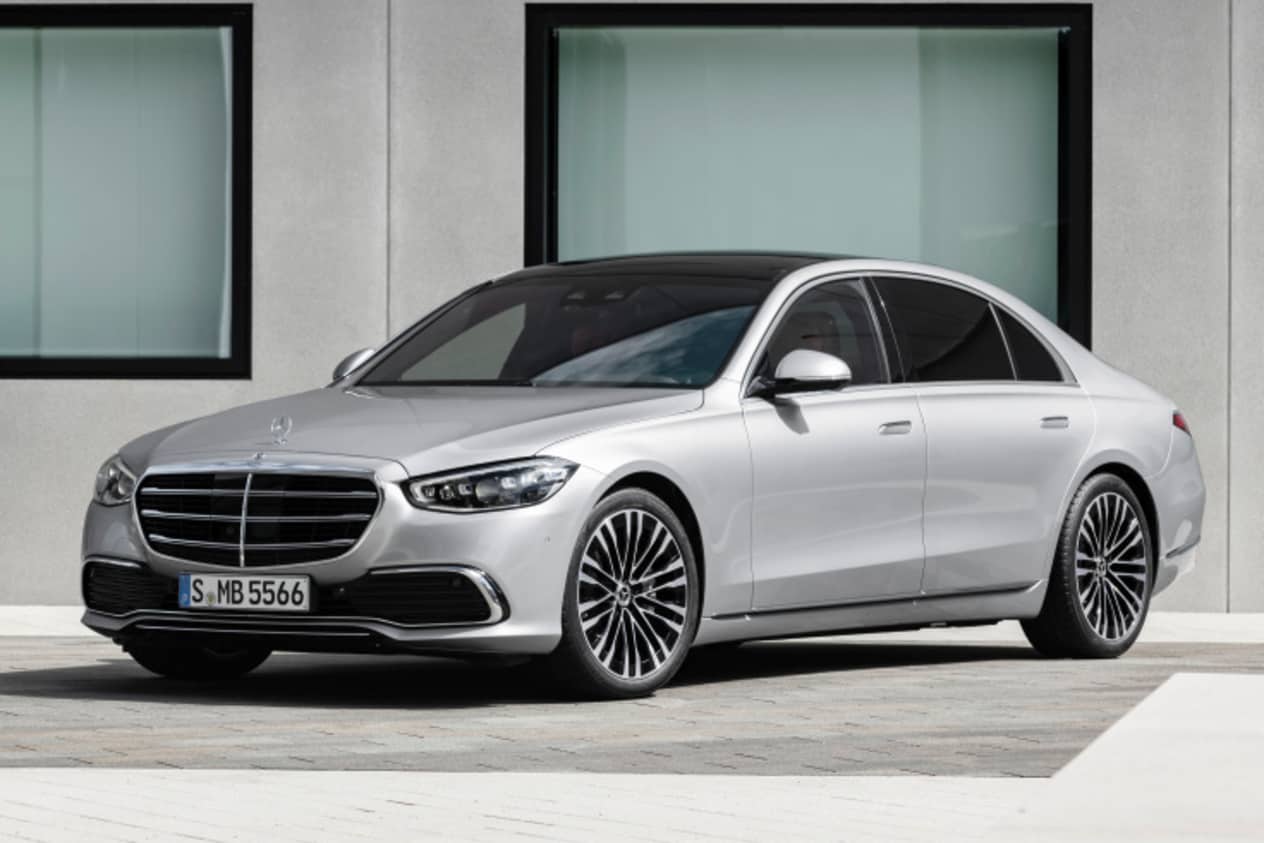 Trois quart avant Mercedes-Benz Classe S