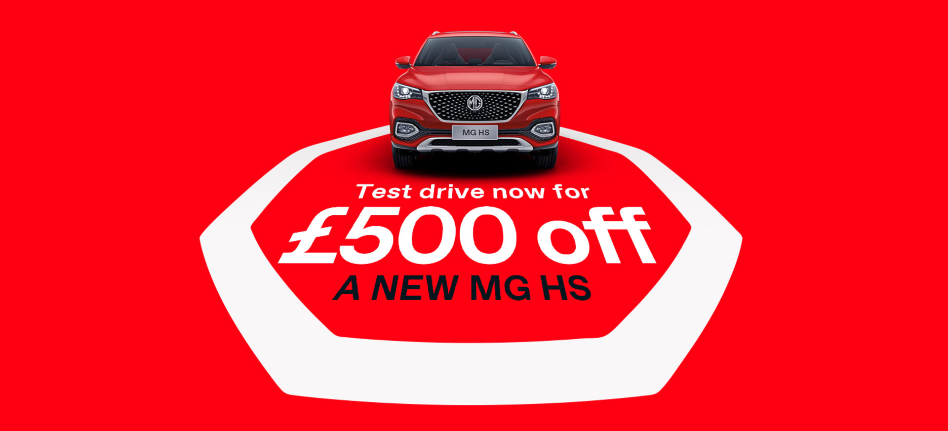 Test Drive a New MG HS and get £500 off at Park's
