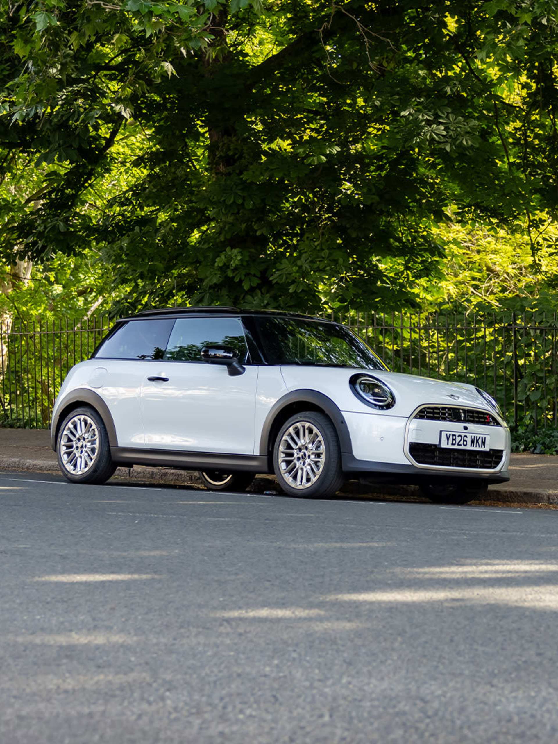 MINI parked on road