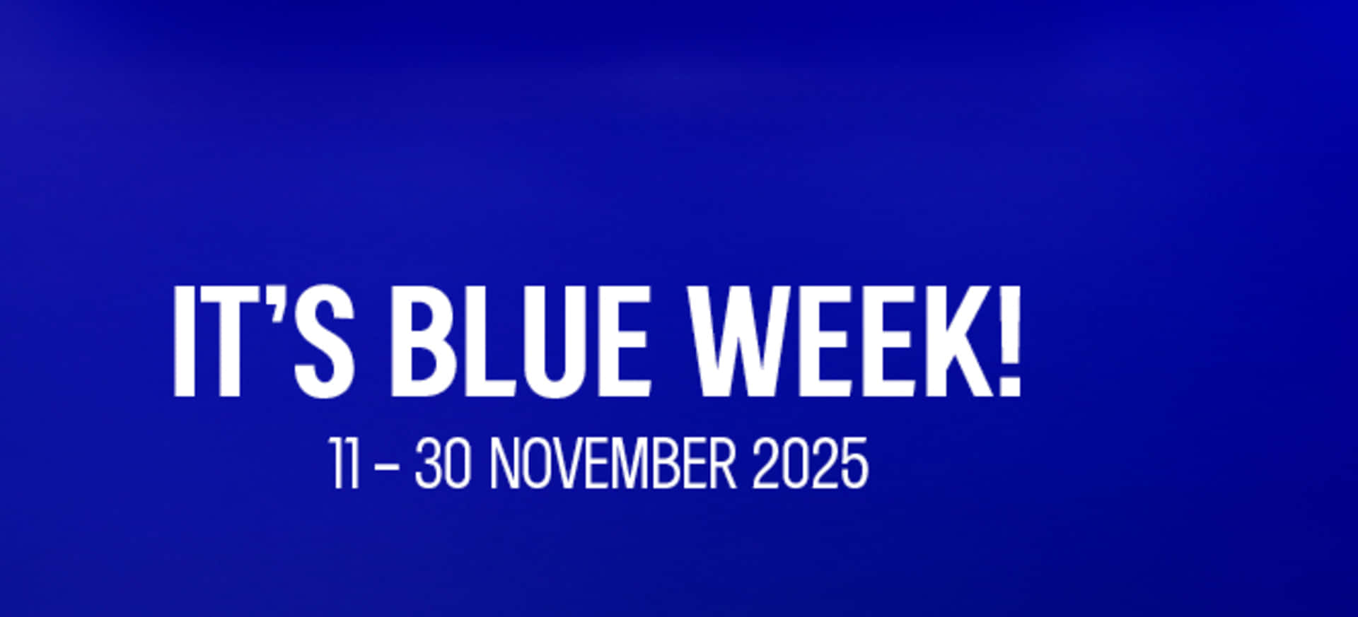 November Blue Week