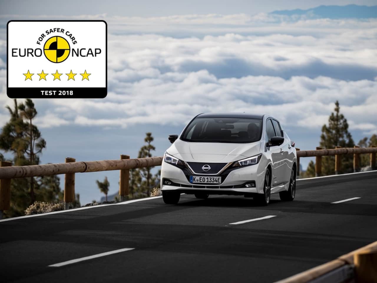 NEW NISSAN LEAF ACHIEVED 5-STAR SAFETY RATING IN EURO NCAP CRASH TESTS 