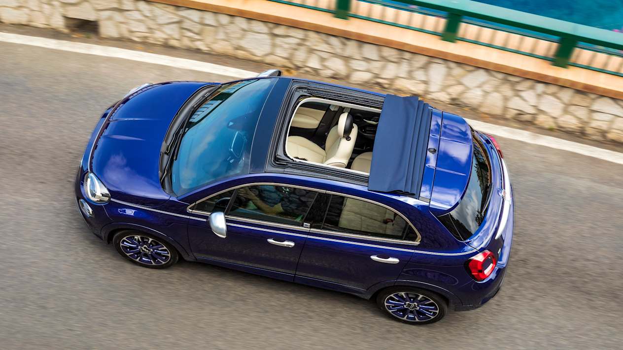 Fiat 500X DolceVita Yacht Club Capri : vue de dessus