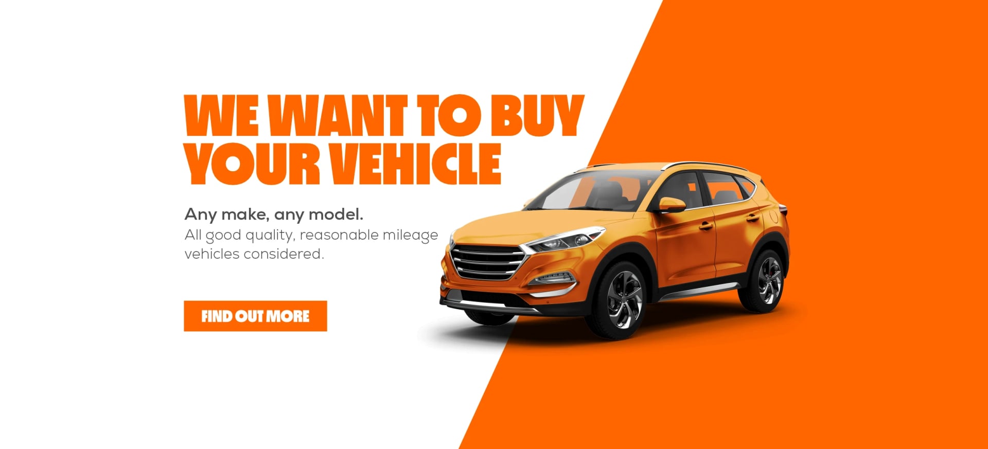 We Want To Buy Your Vehicle! 