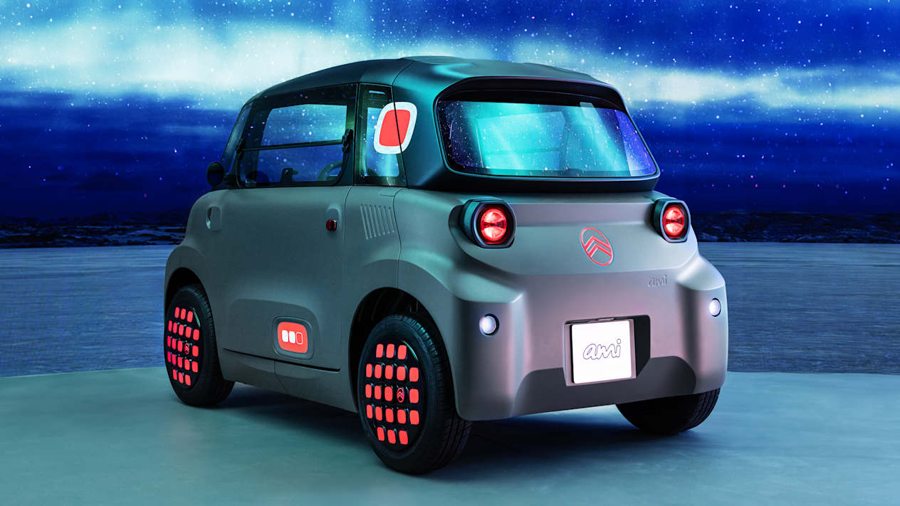 Citroën Ami 2025 : trois quarts arrière gauche statique