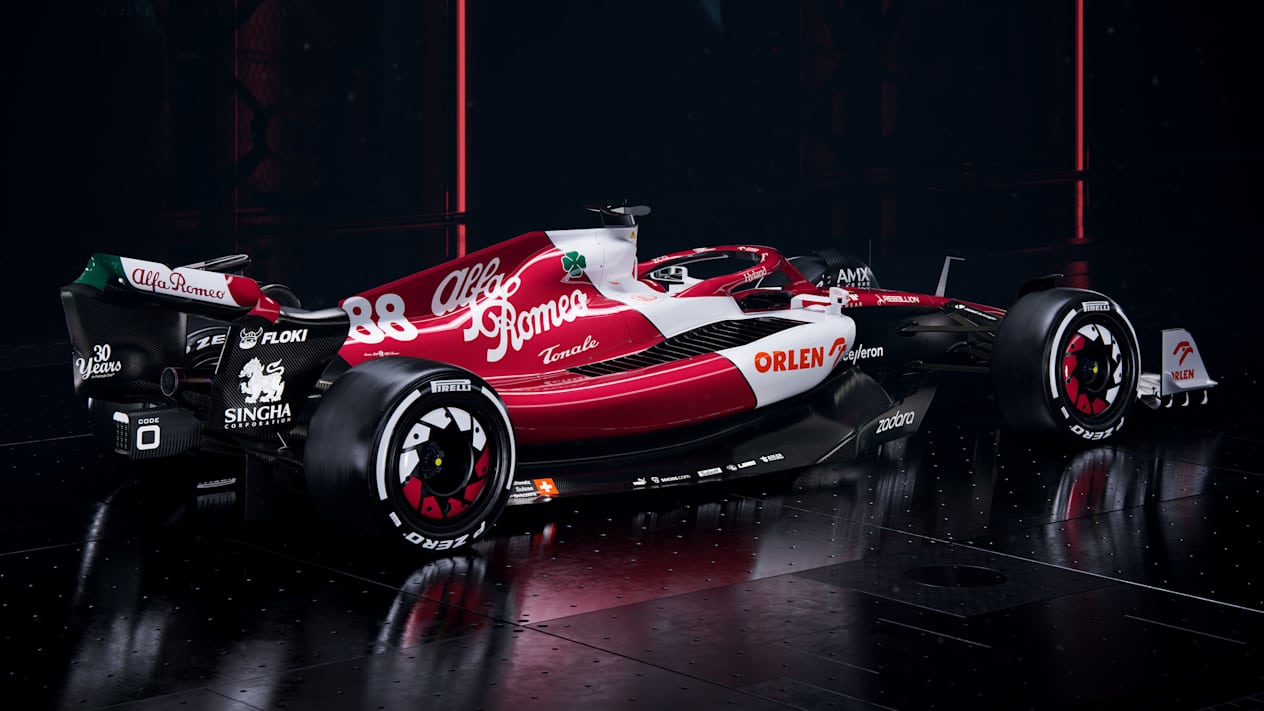Alfa Romeo F1 C42 : Trois quart arrière droit
