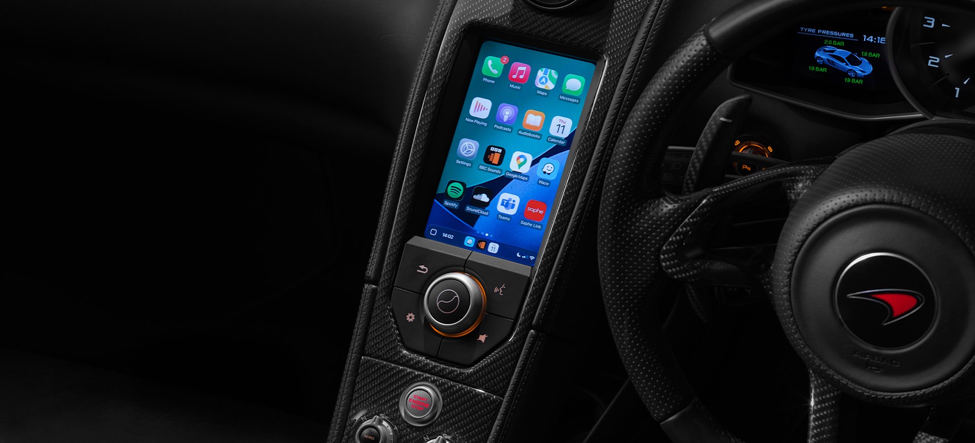 McLaren Connected Infotainment