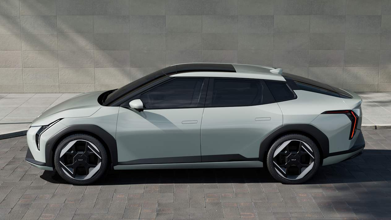 Kia EV4 4 Portes 2025 : profil gauche statique