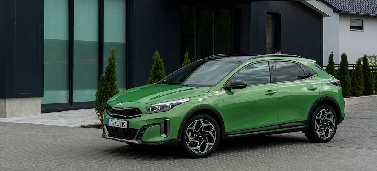 Kia XCeed 2022 : trois quarts avant gauche statique
