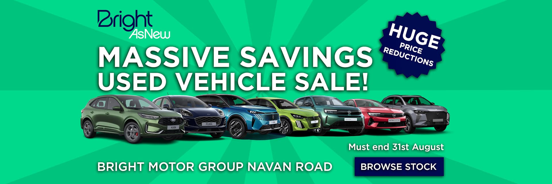 Massive Savings Used Vehicle Sale