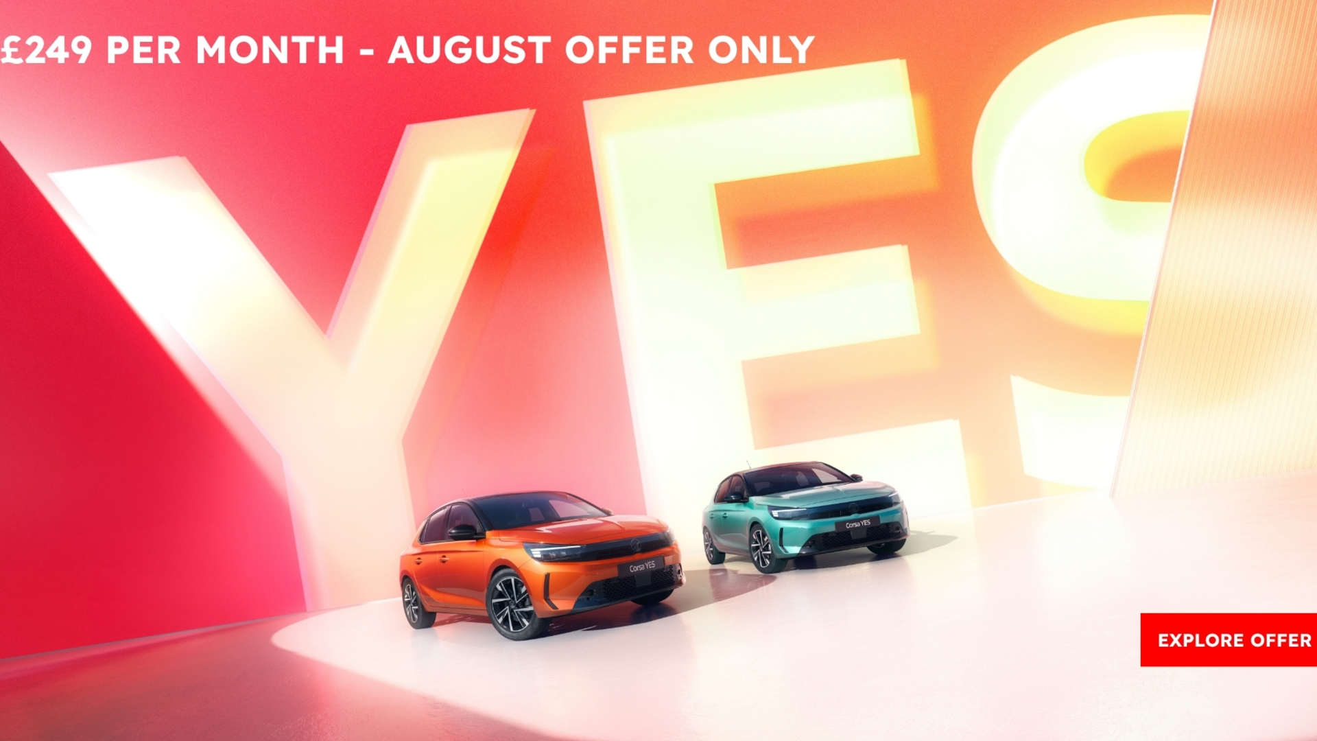 Vauxhall Corsa Yes - August Offer