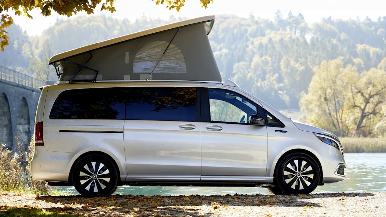 EQV E-Camper : Profil avec toit ouvert