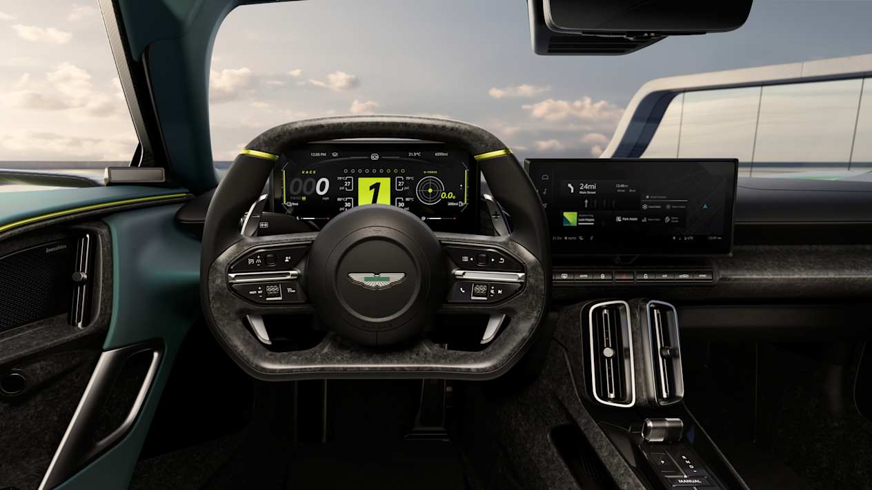 Aston Martin Valhalla 2025 : poste de conduite